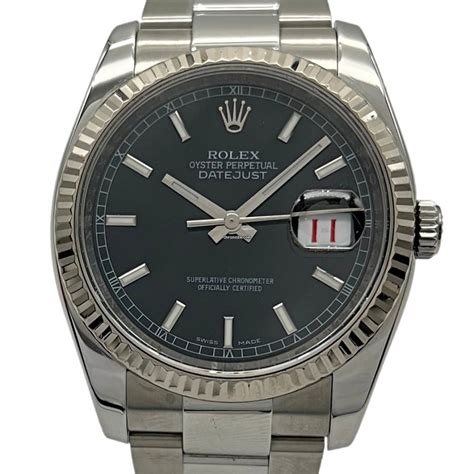 rolex uomo datejust quadrante nero|rolex datejust 36 prezzi.